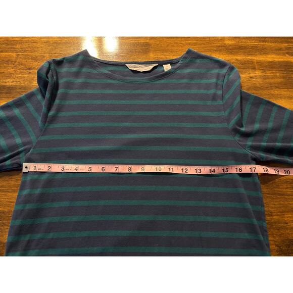 Seasalt Cornwall Men’s Small Sailor Shirt Crew Neck Organic Cotton Striped - Picture 9 of 11